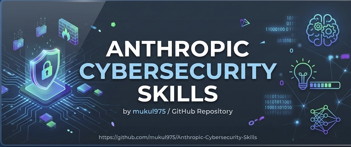 Anthropic Cybersecurity Skills project banner
