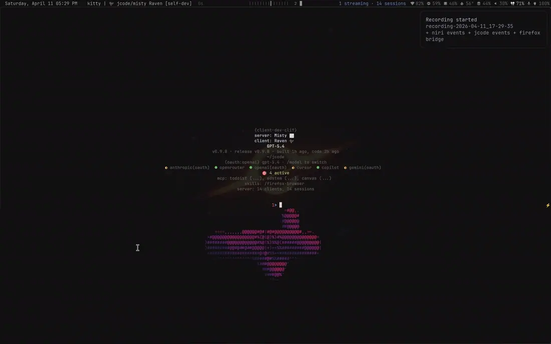 Memory system demo: Automatic recall of information relevant to conversation context